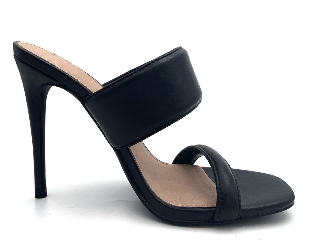 Phụ nữ không có lưng cao gót Mule với Block Heel Stiletto Heel Type
