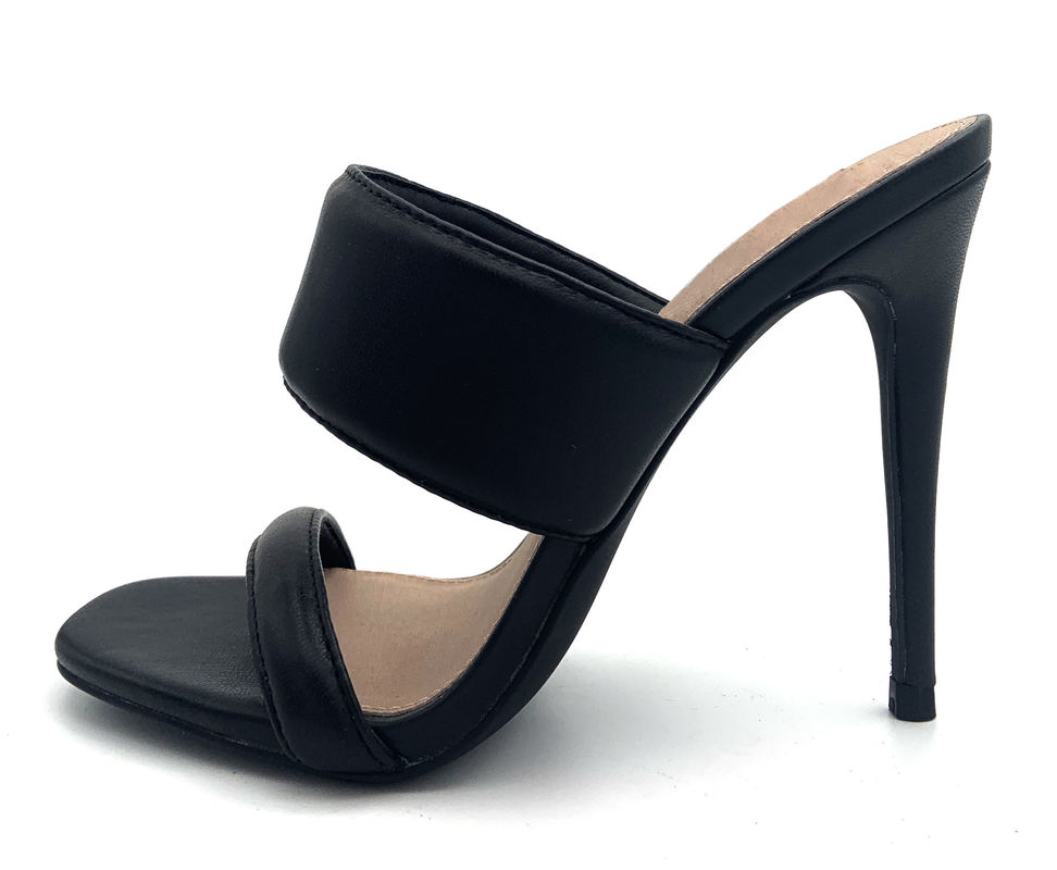 Phụ nữ không có lưng cao gót Mule với Block Heel Stiletto Heel Type